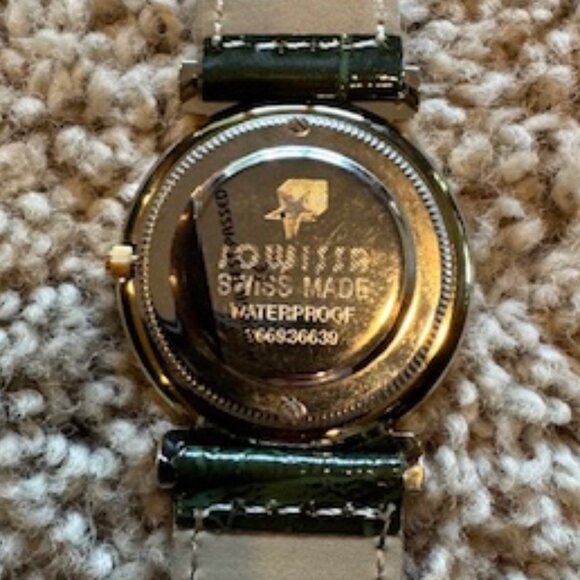 Women's Watch - Jowissa Swiss Made – Green w/Leather Band - Never Worn - Picture 7 of 13
